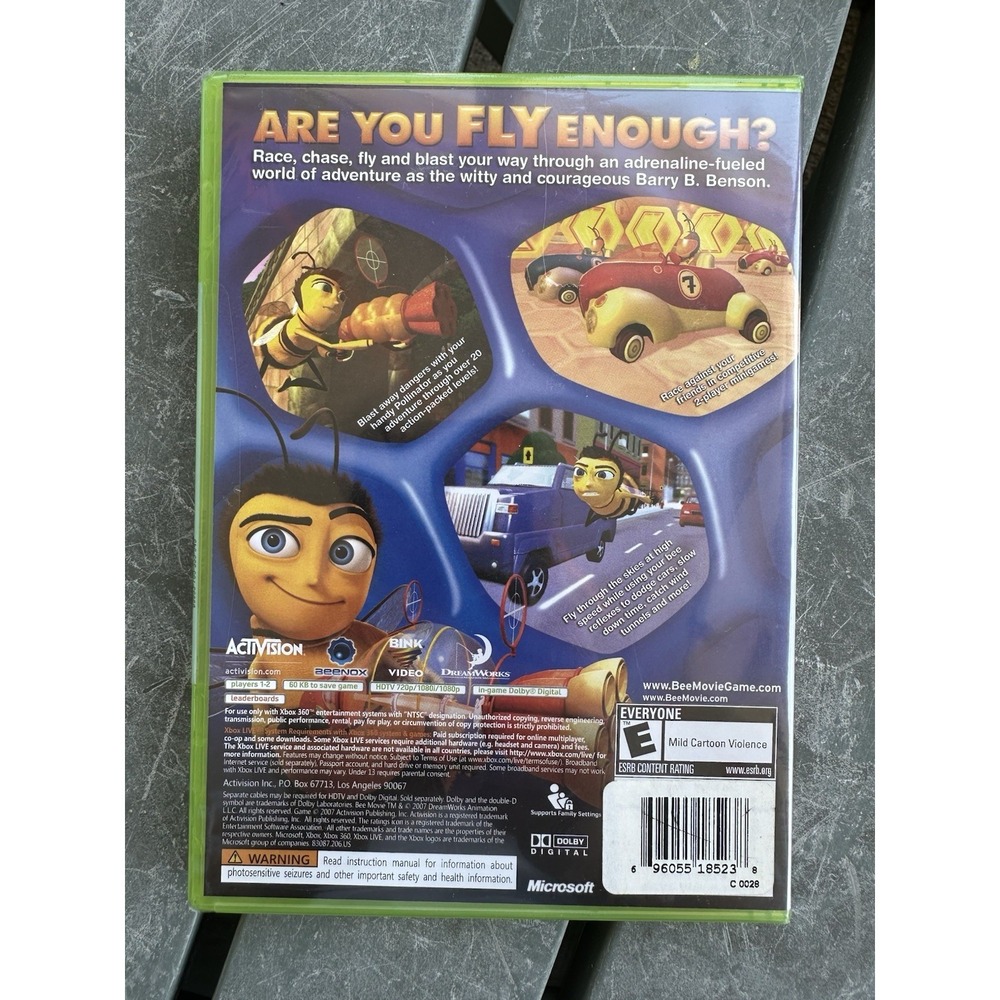 Brand New Sealed 2007 Bee Movie Game Microsoft Xbox 360 - Picture 3 of 4